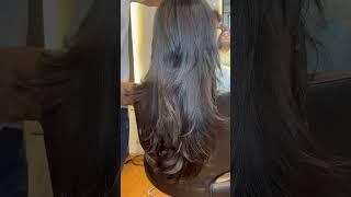 New hair cut hair style  step with multiple layers  easy way to cut step and layer hair cut home