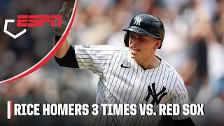 Ben Rice hits 3 HRs gets curtain call in Yankees’ win vs. Red Sox  ESPN MLB