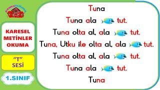 1.Sınıf T Sesi Hızlı Okuma Çalışması  I 5 tane Karesel Metin I  T Sesi I 2.Grup sesler
