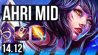 AHRI vs LUX MID  Legendary 12413 700+ games  VN Grandmaster  14.12