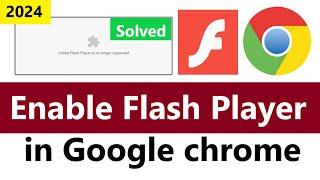 How To Enable Adobe Flash Player On Chrome 2024  Flash Player on Windows 1011 #flashplayer