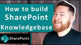 How to build a SharePoint Knowledge Base  SharePoint Site Designs in 2023