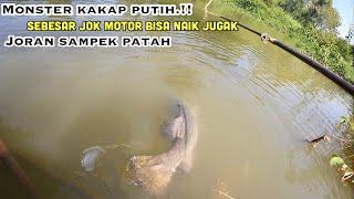 Edian Gara Gara..ikan Kakap Putih Besar Joran Sampek Patah