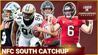 Washington Commanders NFC South Catch-Up on Tampa Bay Buccaneers Atlanta Falcons Saints & Panthers