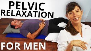 Pelvic Floor Relaxation for Men that RELIEVES Pelvic Pain  PHYSIO Routine