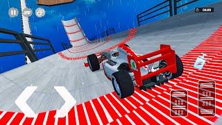 Formula Car Mega Ramp Tracks Stunts - Impossible Car Racing 3D #4 - Gameplay Android