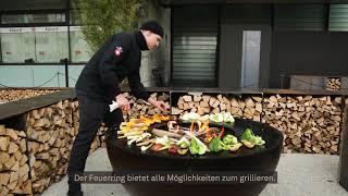 Feuerring das Original auf der Giardina 2018 – Untertitel Deutsch  #Grillring #Feuerschale