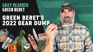 Green Berets 2022 Wilderness Survival Gear Dump  Gray Bearded Green Beret