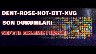 DENT-ROSE-HOT-BTT-XVG TEKNİK ANALİZ-SEPETLİK KOİNLER VE SEPETE EKLEME ŞARTLARI-FOREX-BİTCOİN