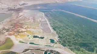 The Dead sea Israel Aerial 4K  ים המלח מהאויר