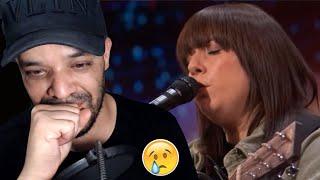 Stephanie Rainey Performs An Emotional Original Please Dont Go  Auditions  AGT 2024 REACTION