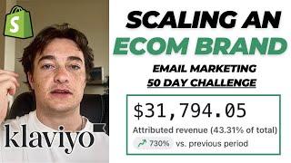 Starting From Nothing $0 - $31000 in 47 Days Through Ecommerce Klaviyo Email Marketing