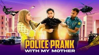 পুলিশ প্র্যাংক  Real Police Prank On Mom  Tawhid Afridi  Getting Arrested Prank