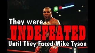 Mike Tyson vs 6 UNDEFEATED Opponents