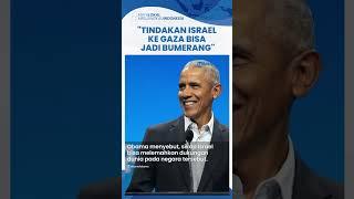 Barack Obama Kritik Tindakan Israel Sebut Blokade Jalur Gaza Tanpa Peduli Korban Bisa Jadi Bumerang