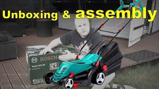 Bosch Rotak 370 ER Assembly Instructions and Unboxing  No Tools Needed