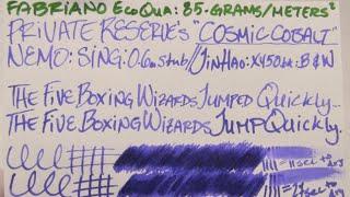 Ink Review Private Reserves Cosmic Cobalt Ink
