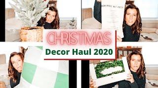 CHRISTMAS DECOR HAUL 2020   TARGET JOANNS HOBBY LOBBY HOME GOODS