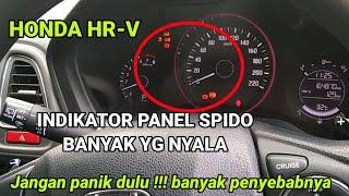 Indikator Spido Honda HRV banyak yang nyala