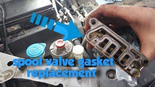 2011 Honda Odyssey vtec solenoid gasket replacement.  spool valve