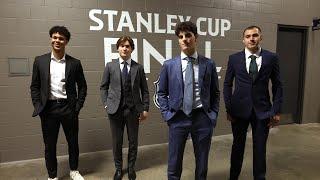 Top NHL Draft prospects go BTS at Game 2 of the Stanley Cup Final