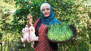 Chicken and Garlic Stew  A Delicious and Fragrant Local Dish  Rural Cuisine