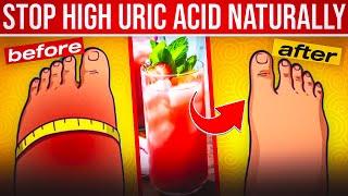 8 Miracle Drinks to STOP High Uric Acid Naturally