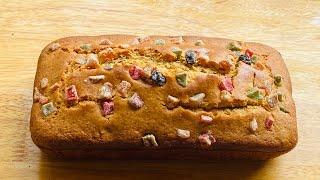 ATTA FRUIT CAKE  HOW TO MAKE WHEAT FLOUR TUTTI FRUTTI CAKE EGGLESS CAKE  FARA KITCHEN 