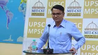 Inspirational Speech by Dr. Siddheshwar Bondar AIR 124 UPSC 2015 Marathi Medium at MIT CST.