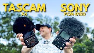 TASCAM X6 VS SONY PCM-D100 CAN YOU HEAR THE DIFFERENCE?