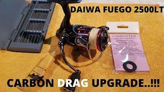 DAIWA FUEGO 2500LT  Carbon Drag Upgrade  Tutorial & Testing  Sri Lanka Fishing 