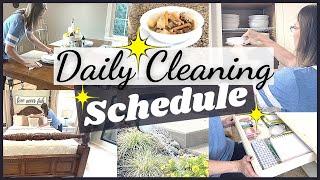 DAILY CLEANING SCHEDULETOP 10 EVERYDAY CLEANING ROUTINE TASKSCLEAN WITH ME MOTIVATION