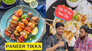 Paneer Tikka Making  Delhi ka Best Paneer Tikka  Swagwalephysio