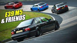 BMW E39 M5 Having FUN with M3s on the Nürburgring