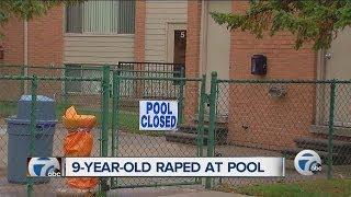 Nine year old raped at pool