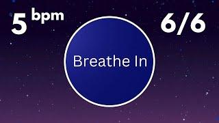 Coherent Breathing Timer - 5 Breaths Per Minute  6 Seconds in  6 Seconds Out  With Bells