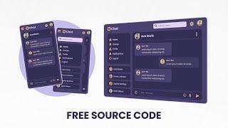 Responsive Chat Web App Using HTML & CSS  Free Source Code  M.A Developer