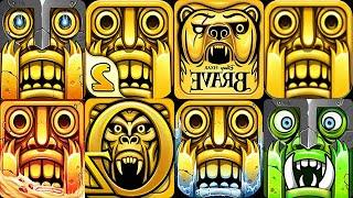 TEMPLE RUN 2 vs TEMPLE RUN BRAVE vs TEMPLE RUN OZ Android iOS