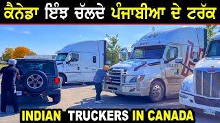 PUNJABI TRASNPORT CANADA Truck Engine Oil Break Light Checkup Business Job  - AB News Canada