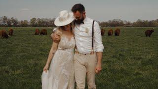 Western Wedding  Elbehighlandcattle  Styledshoot