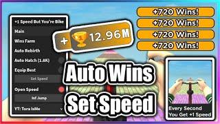 Every Second You Get +1 Speed But You’re On a Bike Script - Auto Wins  Set Speed