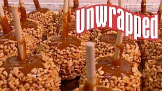 How Caramel Apples Are Made  Unwrapped  Food Network