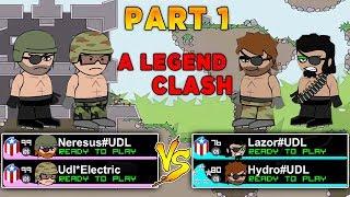 DA2 Mini Militia A LEGEND CLASH 2vs2 Ft. Hydro EV Lazor RS Neresus P A R T 1