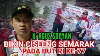 Delisa Bawa Pulang Motor Pada Lomba Jalan Sehat HUT RI Ke-77 Yang Di Gelar Kec Ciseeng