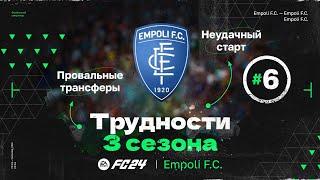 ПРОВАЛИЛИ НАЧАЛО 3 СЕЗОНА — ПОЗОРНЫЙ СТАРТ  FC 24 — КАРЬЕРА ТРЕНЕРА за Empoli