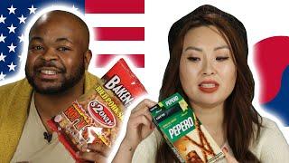 American & Koreans Swap Snacks Part 2