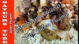 How to make Moroccan Lamb Couscous a hearty Mediterranean dish with The French Baker TV Chef Julien