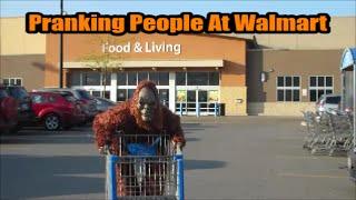 Pranking People At Walmart *Epic Reactions*