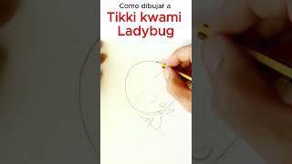 Cómo dibujar a Tikki kwami Ladybug a lápiz fácil paso a paso  How to draw Tikki kwami Ladybug