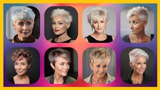 70+ Classic Short Haircuts for Older Women  pixie haircut 